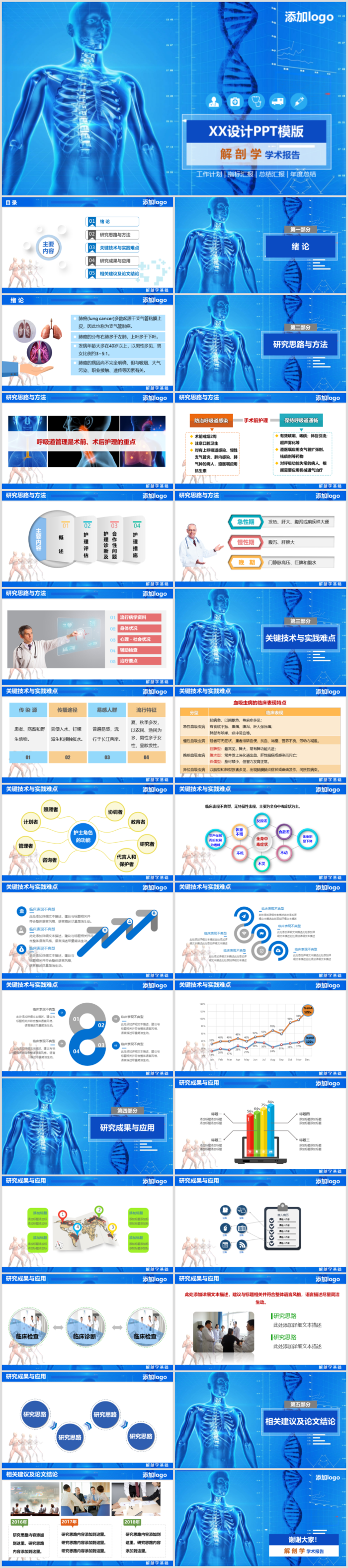 毕业答辨设计ppt通用模板