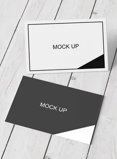 高端大气商务名片样机