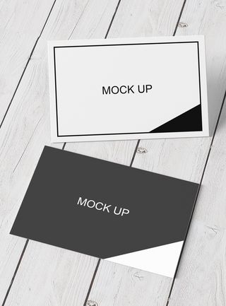 高端大气商务名片样机