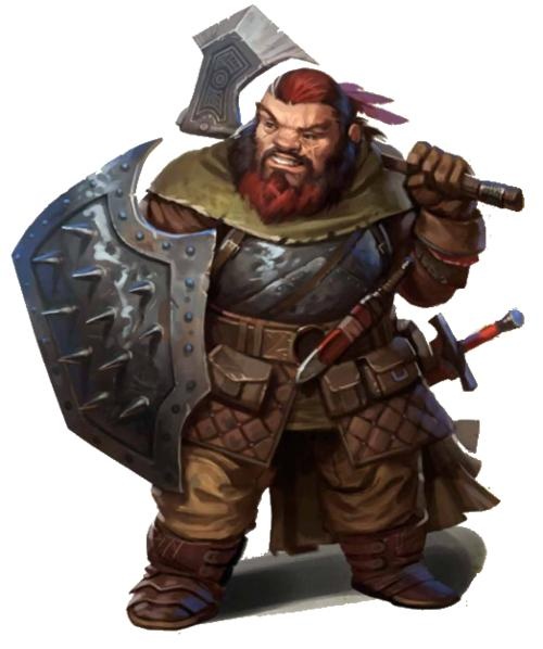 矮人 PNG免抠(500x598)