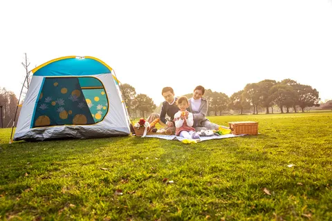 帐篷露营野餐