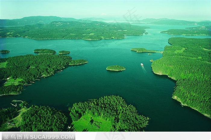 曲折延伸的河流