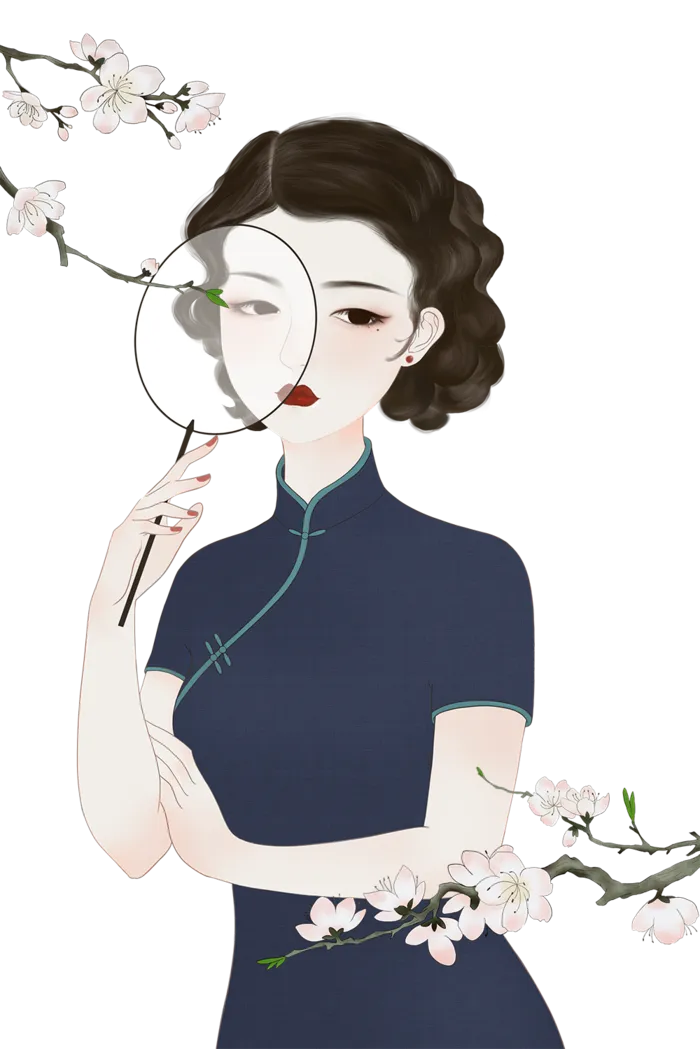 传统旗袍美女 (89)