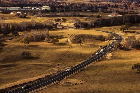 金秋乌兰布统风景美景素材