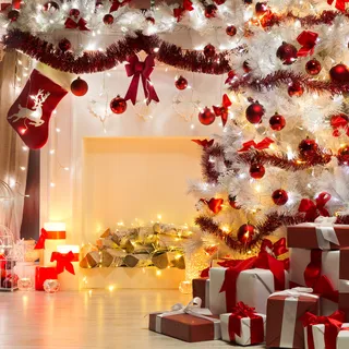 圣诞节圣诞壁炉圣诞树室内场景(37) 圣诞节圣诞壁炉圣诞树室内场景(37)