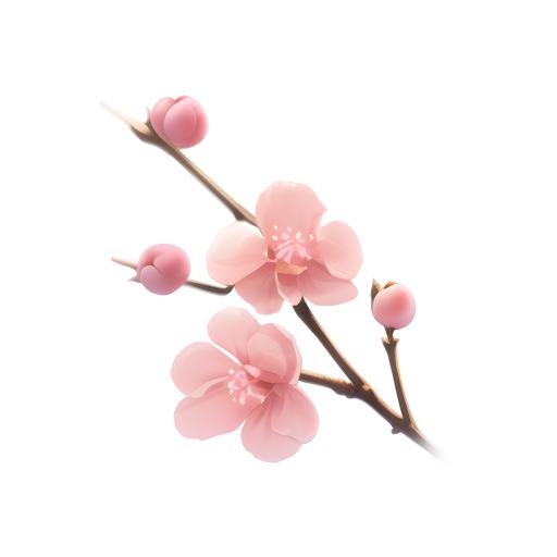 桃花免抠(2048x2048)