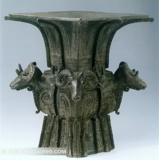古代四羊方尊高清素材