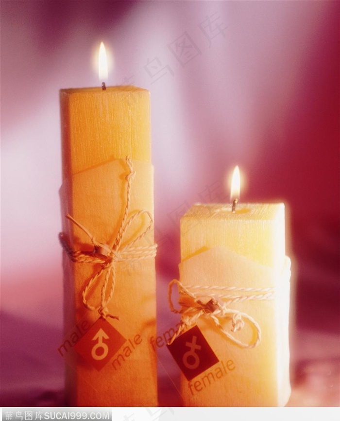 温馨烛光-方形礼盒蜡烛