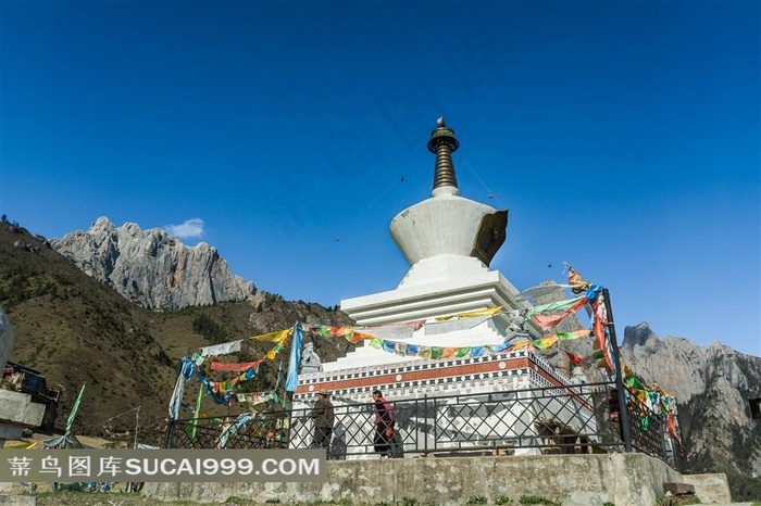 扎尕那旅游拉桑寺佛塔
