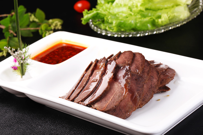 沾汁驴肉 (1)