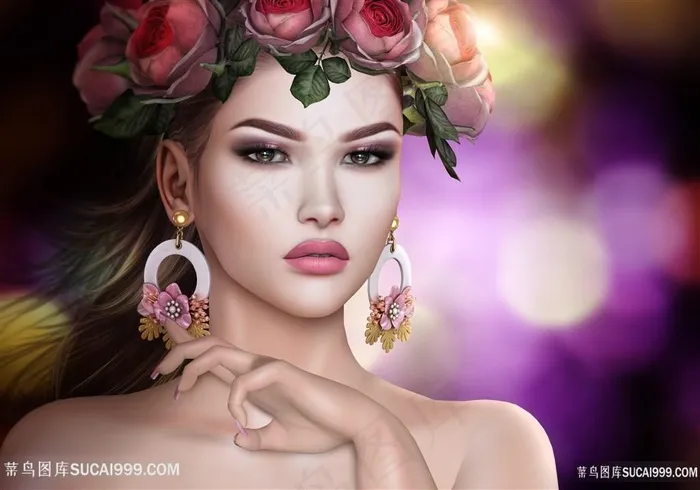 美女头像写真图片