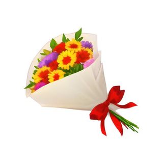 花束手棒花免抠