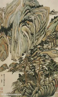 董其昌仿黄鹤山樵国画图片 董其昌仿黄鹤山樵国画图片