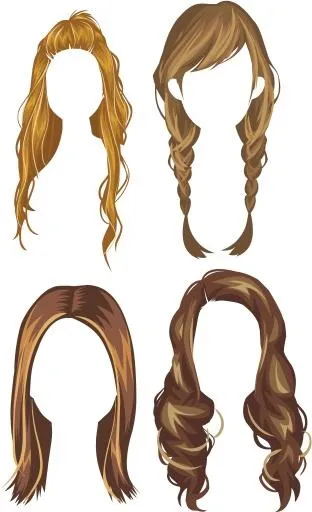 假发 PNG免抠(3921x6424)