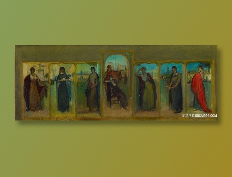 朱利奥 · 罗梅罗 · 德 · 托雷斯对科尔多瓦的诗歌进行了素描