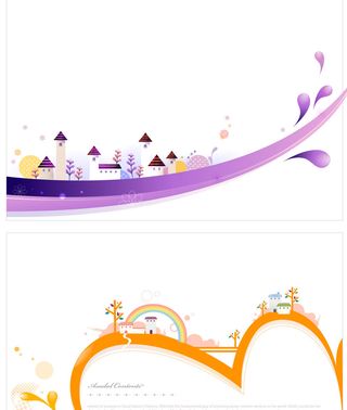 简约风名片海报边框图框素材AI矢量图 (243)