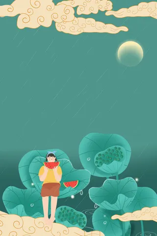 中式古典国潮来袭海报展板宣传背景图PSD设计PS模板素材