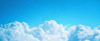 夏天蓝天白云天空