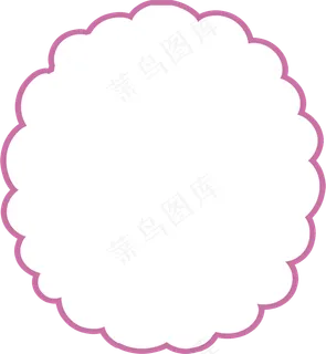 卡通边框 卡通彩色框  手绘对话框 可爱边框 免抠