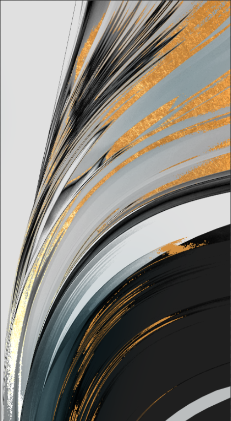 抽象金箔装饰画