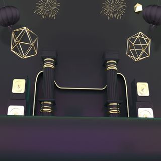 立体C4D场景电商首页主图直通车促销banner海报背景PSD素材