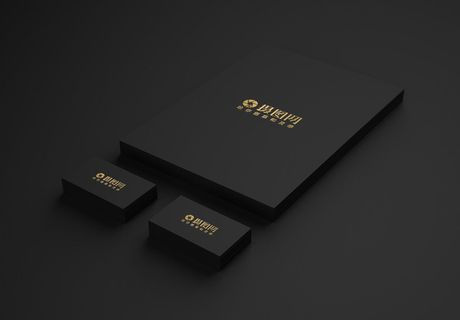 设计黑色办公室品牌标志素材