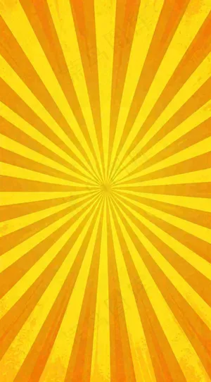 黄色渐变旋转放射背景