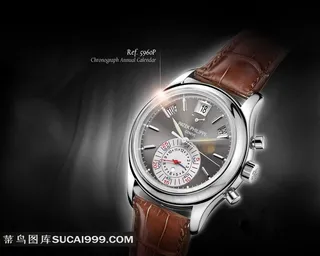 百达翡丽oasis手表广告图片