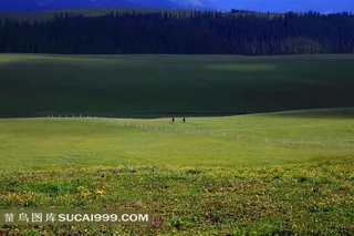 新疆喀拉峻草原风景摄影