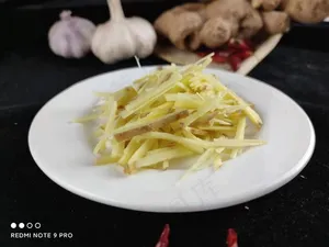 拍的南瓜，生姜