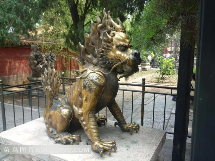 中国传统知名建筑 神物雕刻