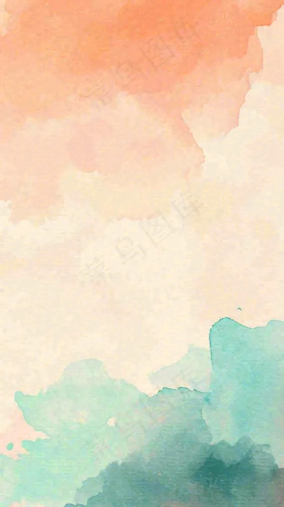 水墨泼墨粉色绿色渐变纹理背景(816x1456)