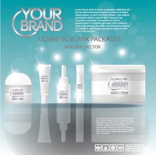 设计化妆品样品素材