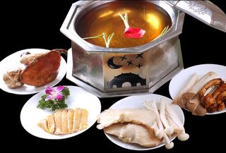 火锅麻辣烫锅底川菜汤-野菌汤锅