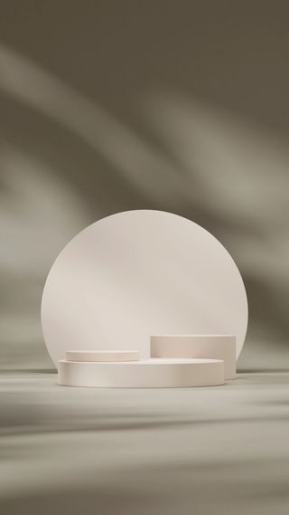 小清新电商c4d场景展台合层背景