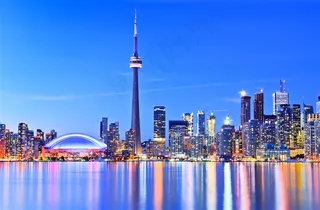 城市夜景高楼大厦高清图片