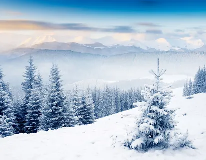 冬天雪景高清摄影图片 冬天雪景高清摄影图片