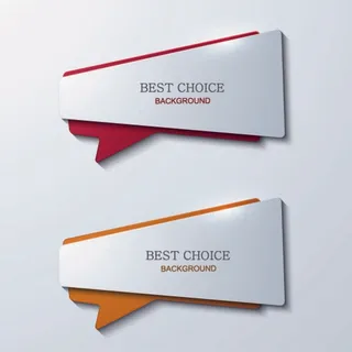 免抠标签矢量素材