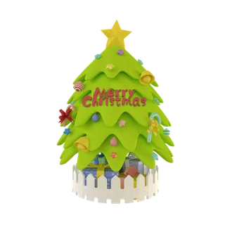 圣诞节平安夜圣诞树免扣素材圣诞元素