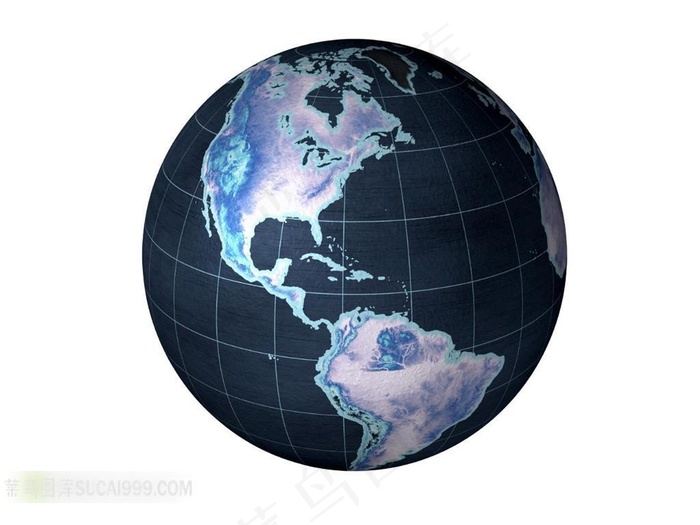 地球南白美洲大陆素材