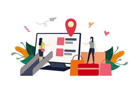 扁平化人物场景办公互联网等距ai矢量设计网页海报UI素材插画