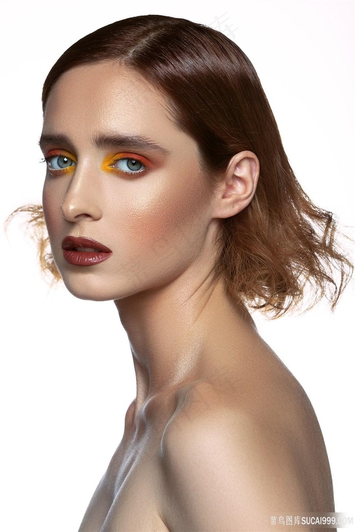 化妆品模特美容