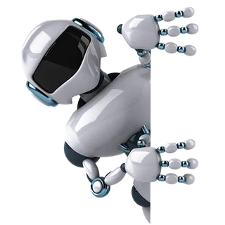 现代科技机器人白色少儿兴趣班素材