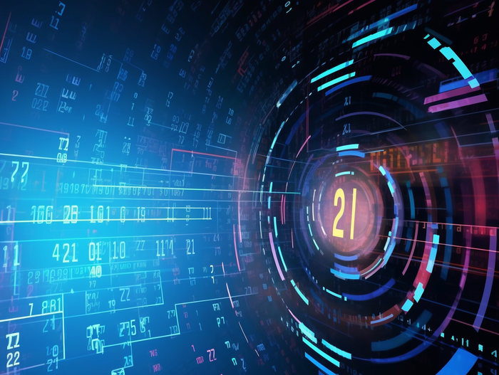 宇宙星空三维数码地球数字发光光圈构图世界网络大数据抽象背景