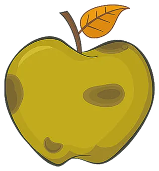 冒油苹果卡通