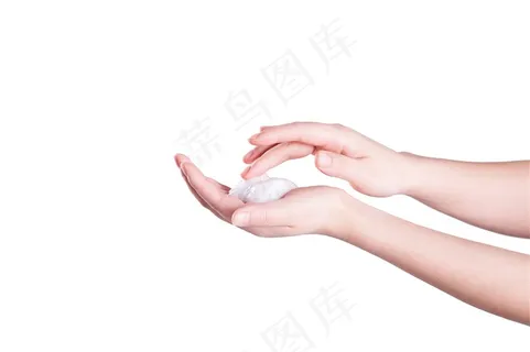 美容清洁手势动作展示