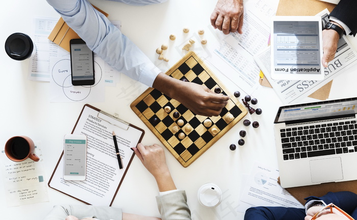 下棋手势图片
