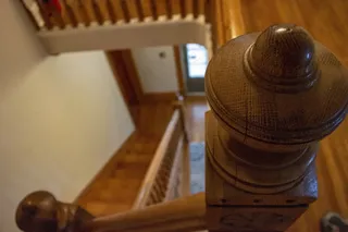 家用实木楼梯图片