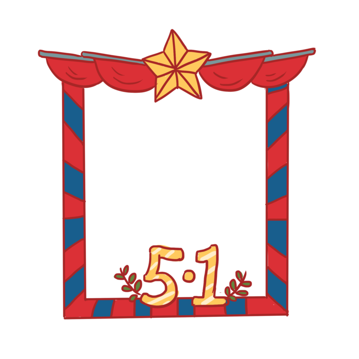 五一劳动节创意边框元素