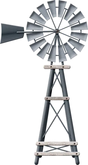 金属风车银色现代农业